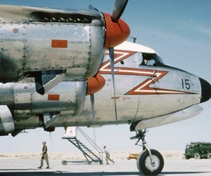 Canadair North Star in Middle East. Photograph courtesy of Robert Coulter.